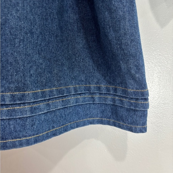 Vintage Guess Denim Dress Jean Sailor Collar Little Girl 5 years - Picture 5 of 7